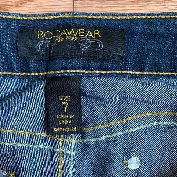 Roca Wear 1999 Blue Skinny Jeans sz 7 - Picture 6 of 6